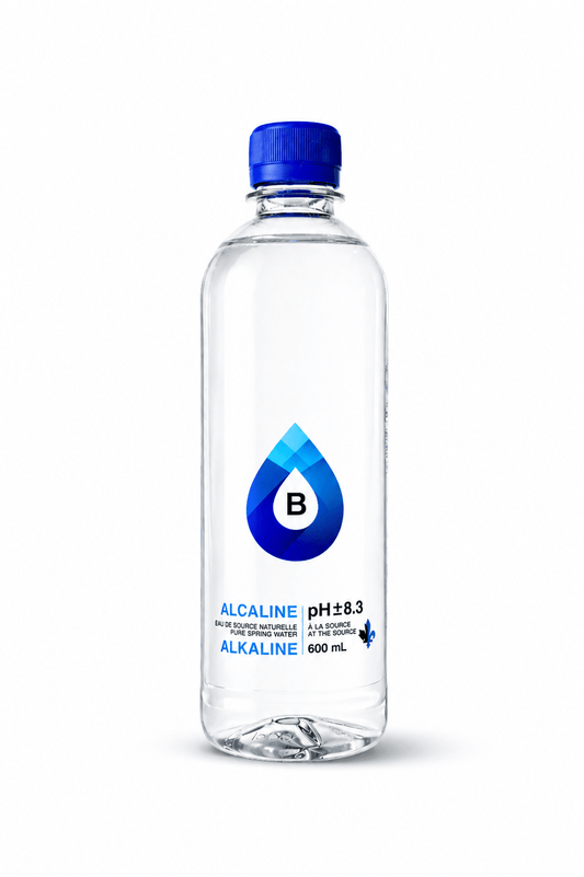 Eau Alcaline 600 ml — Caisse de 12 | B Alkaline.ca - B Alkaline.ca